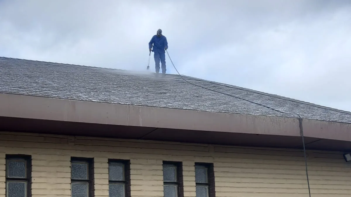 Clean and Paint the Church Roof